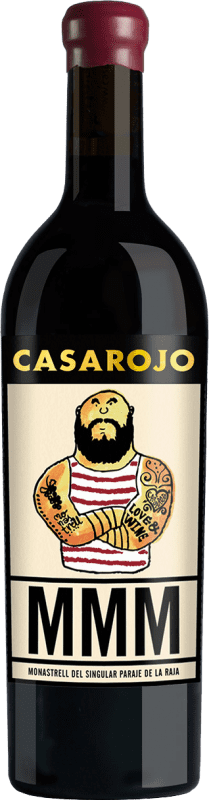 Envio grátis | Caixa de 3 unidades Vinho tinto Casa Rojo Macho Man D.O. Jumilla Espanha Monastrell 75 cl