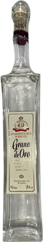 Envio grátis | Aguardente Orujo SyS Grano de Oro Orujo de Moscatel Mascate Garrafa Medium 50 cl