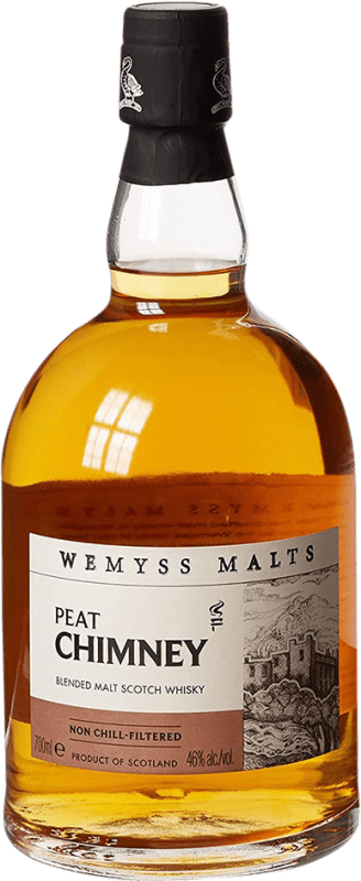 48,95 € Free Shipping | Whisky Single Malt Wemyss Peat Chimney Malt Bottle 70 cl