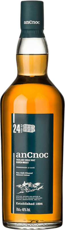 167,95 € Envío gratis | Whisky Single Malt anCnoc Knockdhu Ancnoc 24 Años