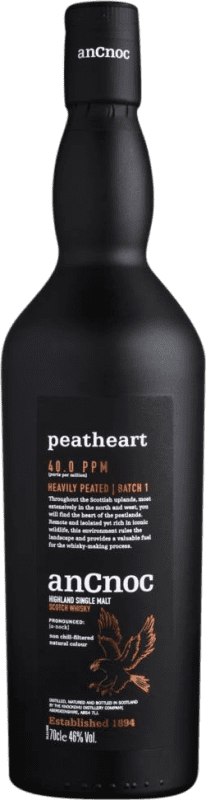 86,95 € Envoi gratuit | Whisky Single Malt anCnoc Knockdhu Peatheart Nº 1 Batch, Peated — Tourbé