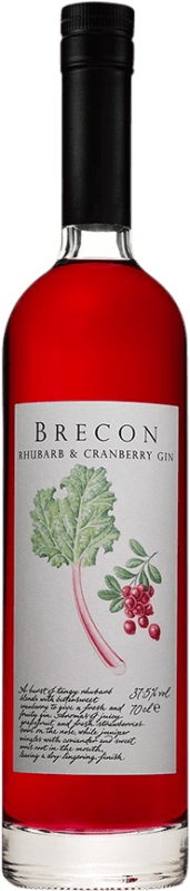 Бесплатная доставка | Джин Penderyn Brecon Rhubarb & Craberry Gin 70 cl