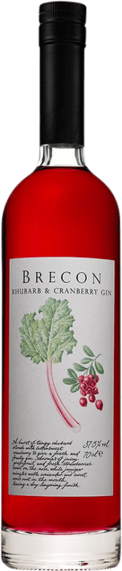 35,95 € Envío gratis | Ginebra Penderyn Brecon Rhubarb & Craberry Gin