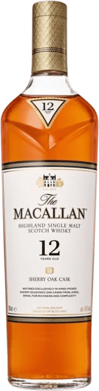 111,95 € Kostenloser Versand | Single Malt Whisky Macallan Sherry Oak Cask — Eichenfass 12 Jahre