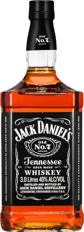 送料無料 | ウイスキー バーボン Jack Daniel's Old Nº 7 アメリカ 特別なボトル 3 L