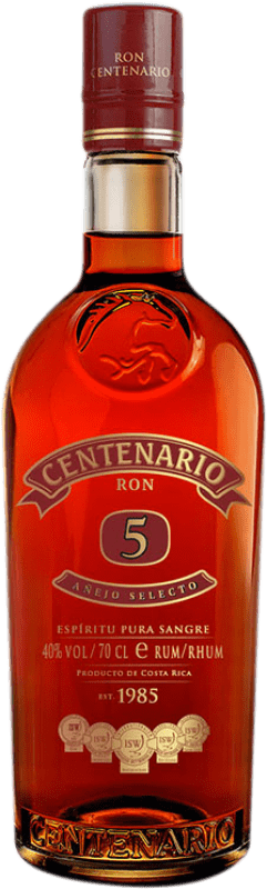23,95 € | 朗姆酒 Centenario 哥斯达黎加 5 岁 70 cl