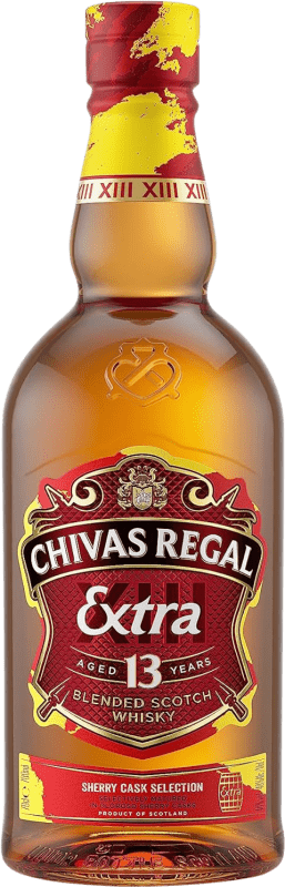 Envoi gratuit | Blended Whisky Chivas Regal Extra Royaume-Uni 13 Ans 70 cl