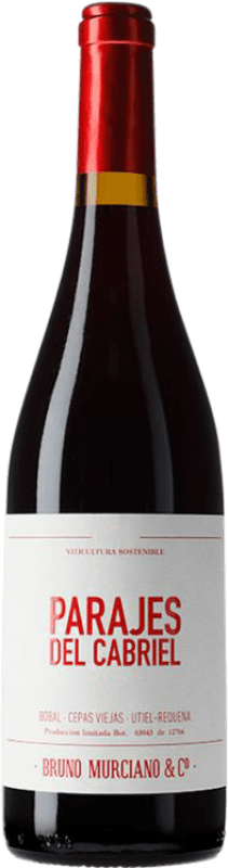 6,95 € Free Shipping | Red wine Murciano & Sampedro Parajes del Cabriel D.O. Utiel-Requena Spain Bobal Bottle 75 cl