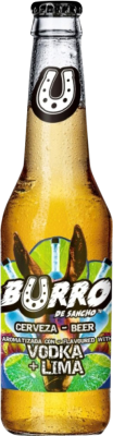 32,95 € | 24 units box Beer La Sagra Burro de Sancho al Vodka & Lima One-Third Bottle 33 cl