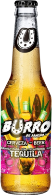 32,95 € | Caja de 24 unidades Cerveza La Sagra Burro de Sancho al Tequila Botellín Tercio 33 cl