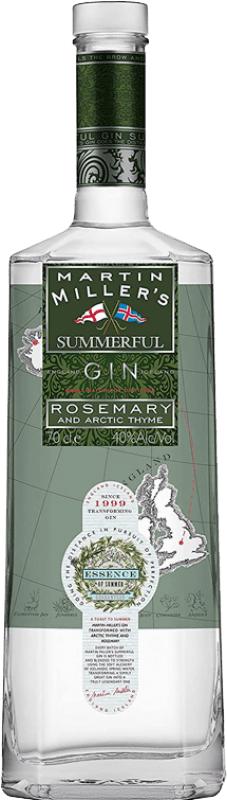 Kostenloser Versand | Gin Martin Miller's Summerful Gin Großbritannien 70 cl