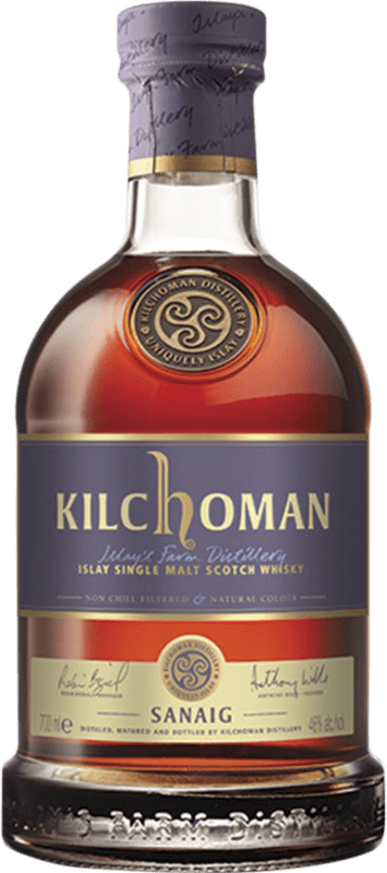 Kostenloser Versand | Whiskey Single Malt Kilchoman Sanaig Großbritannien 70 cl
