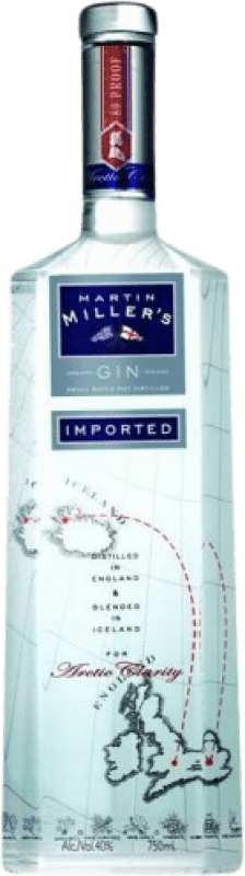 112,95 € Envío gratis | Ginebra Martin Miller's Dry Gin Botella Especial 1,75 L