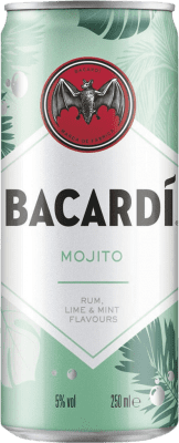 Refrescos e Mixers Caixa de 12 unidades Bacardí Mojito Cocktail Lata 25 cl