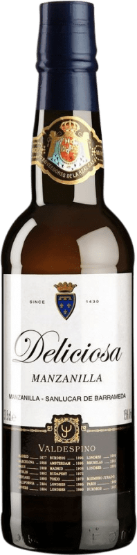 14,95 € | Vinho fortificado Valdespino Deliciosa D.O. Manzanilla-Sanlúcar de Barrameda Andaluzia Espanha Palomino Fino 75 cl