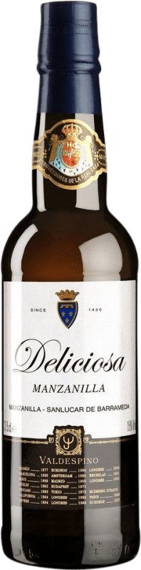 19,95 € Envio grátis | Vinho Generoso Fortificado Valdespino Deliciosa D.O. Manzanilla-Sanlúcar de Barrameda
