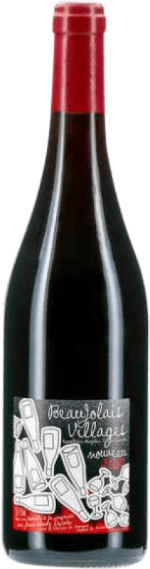 Free Shipping | Red wine Jean-Claude Lapalu Nouveau A.O.C. Beaujolais-Villages Beaujolais France Gamay Organic 75 cl