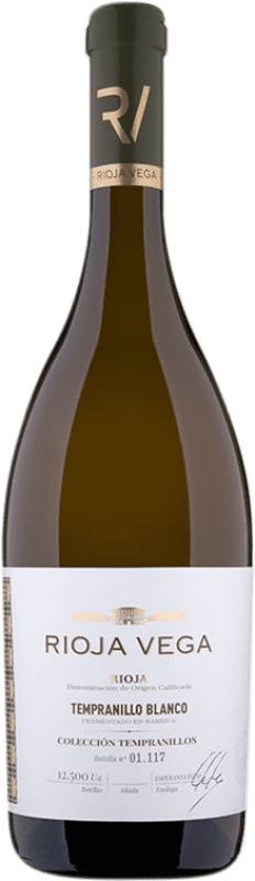 Envio grátis | Vinho branco Rioja Vega D.O.Ca. Rioja La Rioja Espanha Tempranillo Branco 75 cl