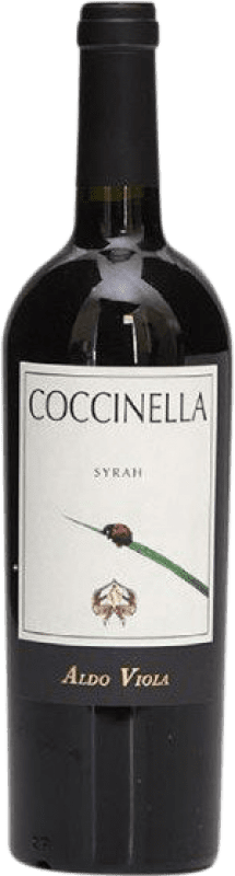 Free Shipping | Red wine Aldo Viola Coccinella I.G.T. Terre Siciliane Sicily Italy Syrah 75 cl