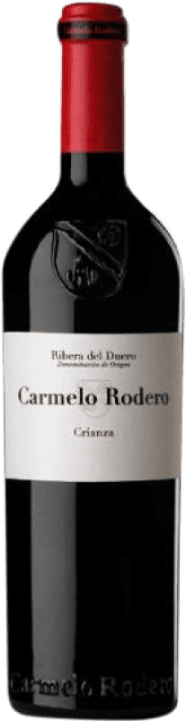 126,95 € | Rotwein Carmelo Rodero Crianza — Kurze Fassreifung D.O. Ribera del Duero Kastilien und León Spanien Tempranillo, Cabernet Sauvignon Spezialflasche 5 L