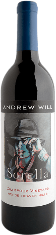 121,95 € | Red wine Andrew Will Sorella I.G. Vashon Washington United States Merlot, Cabernet Sauvignon, Cabernet Franc, Petit Verdot Bottle 75 cl