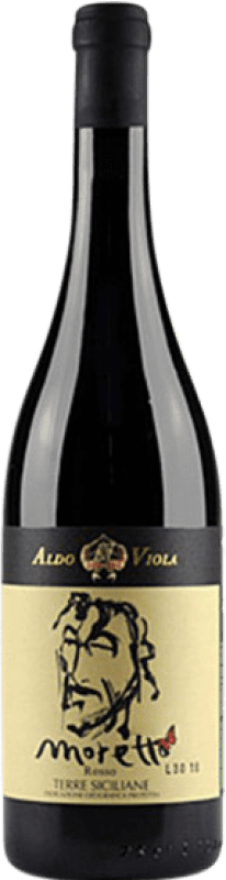 Free Shipping | Red Wine Aldo Viola Moretto I.G.T. Terre Siciliane Sicily Italy Nero d'Avola Eco — Organic 75 cl