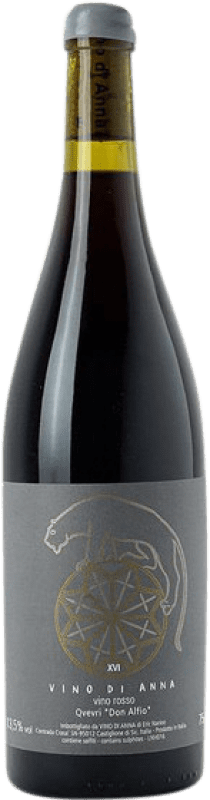 Envoi gratuit | Vin Rouge Vino di Anna Don Alfio Qvevri I.G. Vino da Tavola Sicile Italie Nerello 75 cl