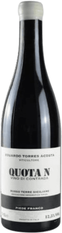 Envoi gratuit | Vin rouge Torres Acosta Quota Nave I.G.T. Terre Siciliane Sicile Italie Grenache Tintorera, Nerello Mascalese, Carricante, Grecanico, Coda di Volpe Biologique 75 cl