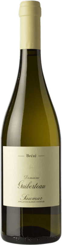 58,95 € | Vino bianco Domaine Guiberteau Blanc Brézé A.O.C. Saumur-Champigny Loire Francia Chenin Bianco Biologico 75 cl