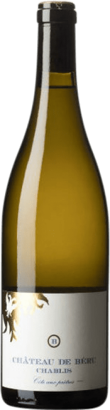 Бесплатная доставка | Белое вино Château de Béru Côte aux Prêtres A.O.C. Chablis Бургундия Франция Chardonnay 75 cl