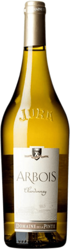 Free Shipping | White wine Domaine de La Pinte A.O.C. Arbois Pupillin Jura France Chardonnay Organic 75 cl