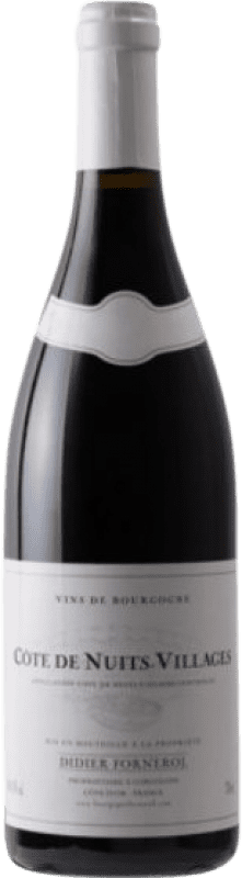 Free Shipping | Red wine Didier Fornerol Rouge A.O.C. Côte de Nuits-Villages Burgundy France Pinot Black 75 cl