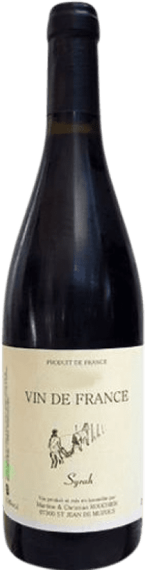 Free Shipping | Red wine Domaine Rouchier Rhône France Syrah Organic 75 cl