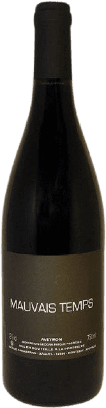Free Shipping | Red wine Nicolas Carmarans Mauvais Temps I.G.P. Aveyron Occitania Italy Cabernet Franc Organic 75 cl