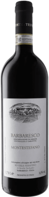 Envio grátis | Vinho tinto Rivella Serafino Montestefano D.O.C.G. Barbaresco Piemonte Itália Nebbiolo Biológico 75 cl