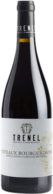 Free Shipping | Red wine Trénel A.O.C. Coteaux-Bourguignons Burgundy France Gamay 75 cl