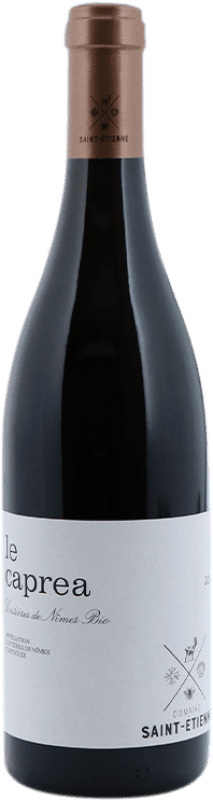 Free Shipping | Red wine Saint Etienne Le Caprea A.O.C. Costières de Nîmes Languedoc-Roussillon France Syrah, Grenache Tintorera, Marselan 75 cl