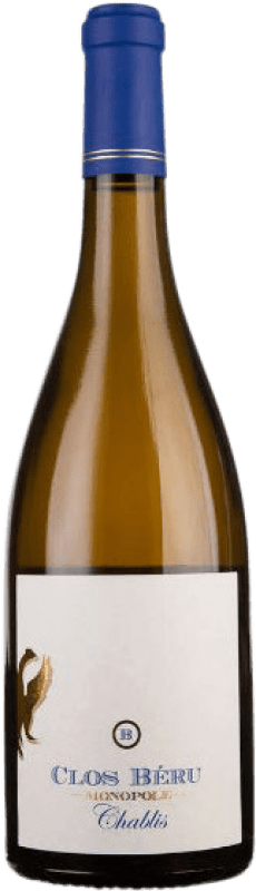 Envoi gratuit | Vin blanc Château de Béru Monopole A.O.C. Chablis Bourgogne France 75 cl