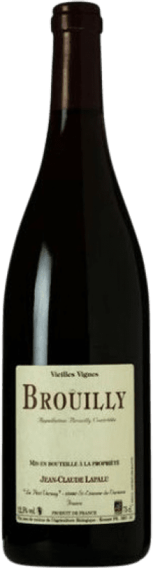Free Shipping | Red wine Jean-Claude Lapalu Vieilles Vignes A.O.C. Brouilly Beaujolais France Gamay Organic 75 cl