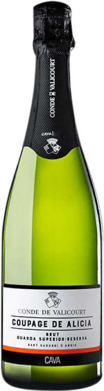 12,95 € | Espumoso blanco Conde de Valicourt Coupage de Alicia Brut Nature Gran Reserva D.O. Cava Cataluña España 75 cl