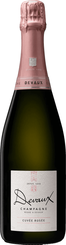 48,95 € | Espumoso Rosado Devaux Rosé — Rosado Gran Reserva A.O.C. Champagne Champagne Francia Pinot Negro, Chardonnay 75 cl