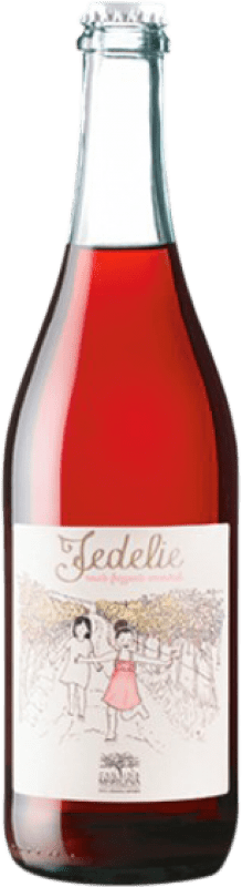 Free Shipping | Rosé sparkling Cantina Marilina Fedelie Rosato Frizzante Ancestrale Sicily Italy Nero d'Avola Organic 75 cl