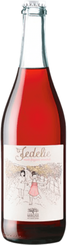 Бесплатная доставка | Розовое игристое Cantina Marilina Fedelie Rosato Frizzante Ancestrale Сицилия Италия Nero d'Avola 75 cl