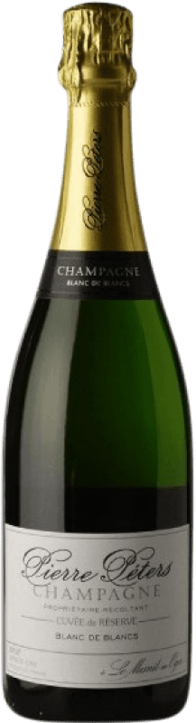 Бесплатная доставка | Белое игристое вино Pierre Péters Grand Cru, Cuvée, Blanc de Blancs Резерва A.O.C. Champagne шампанское Франция Chardonnay — Шардоне 75 cl