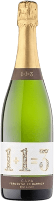 U Més U 1 + 1 Igual a 3 Fermentat en Barrica Brut Nature Cava 75 cl