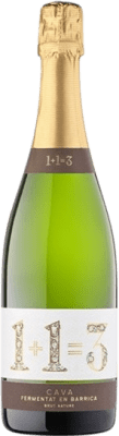 U Més U 1 + 1 Igual a 3 Fermentat en Barrica Brut Nature