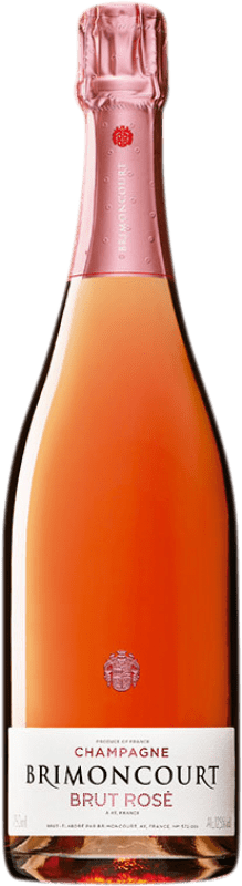 Envio grátis | Espumante Rosé Brimoncourt Brut — Bruto Rosé A.O.C. Champagne Champagne França Pinot Noir, Chardonnay, Pinot Meunier 75 cl