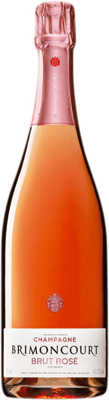 Kostenloser Versand | Rosé Sekt Brimoncourt Rosé Brut A.O.C. Champagne Champagner Frankreich Spätburgunder, Chardonnay, Pinot Meunier 75 cl