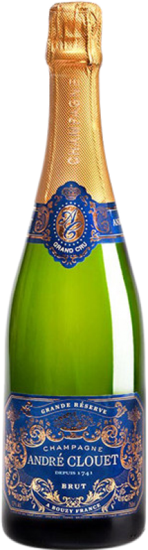 436,95 € | 白起泡酒 André Clouet Grand Cru 大储备 A.O.C. Champagne 香槟酒 法国 Pinot Black 瓶子 Jéroboam-双Magnum 3 L