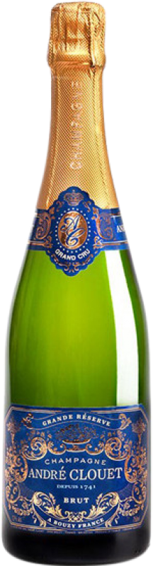 325,95 € Envoi gratuit | Blanc mousseux André Clouet Grand Cru Grande Réserve A.O.C. Champagne Bouteille Jéroboam-Double Magnum 3 L